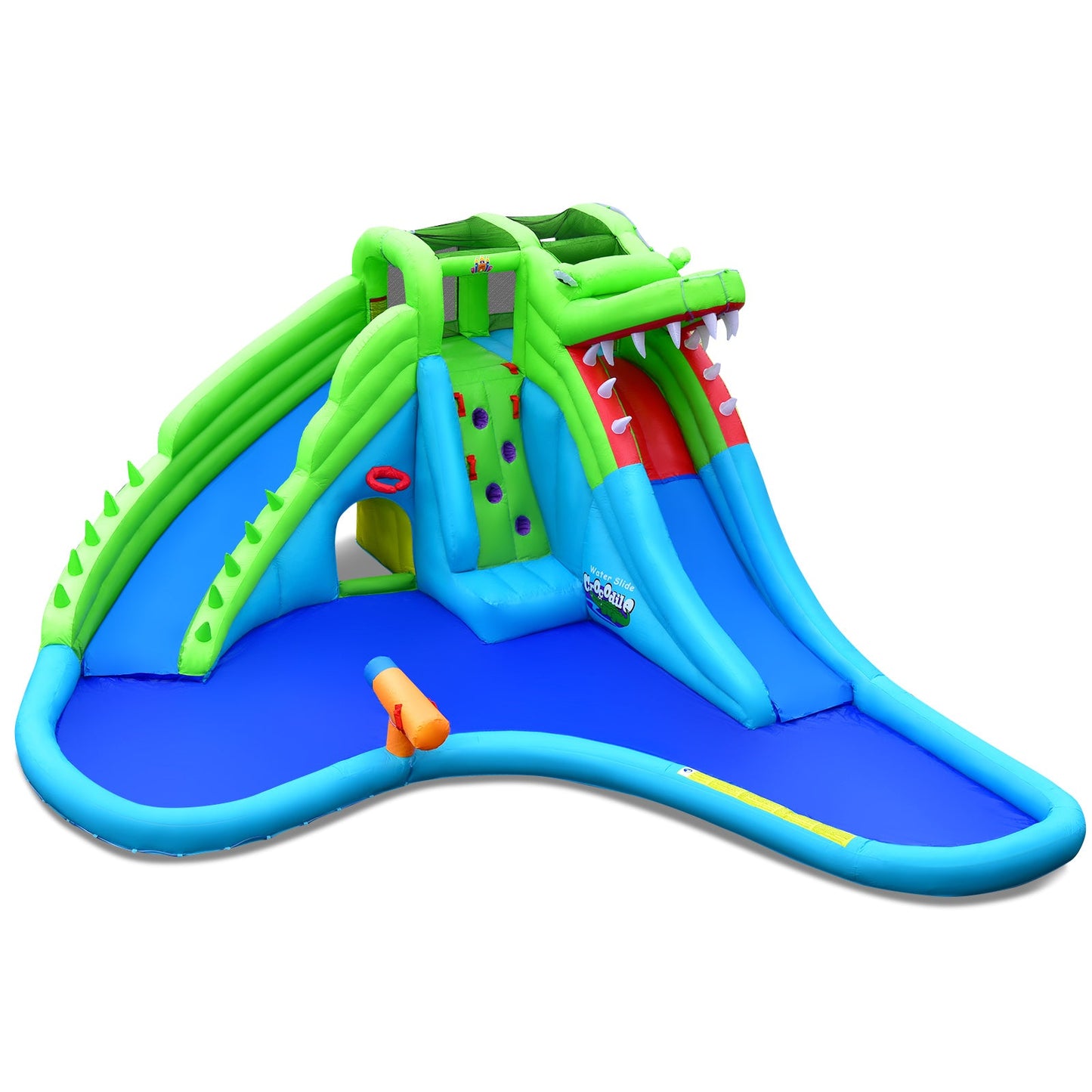 7-in-1 Inflatable Bounce House with Splash Pool