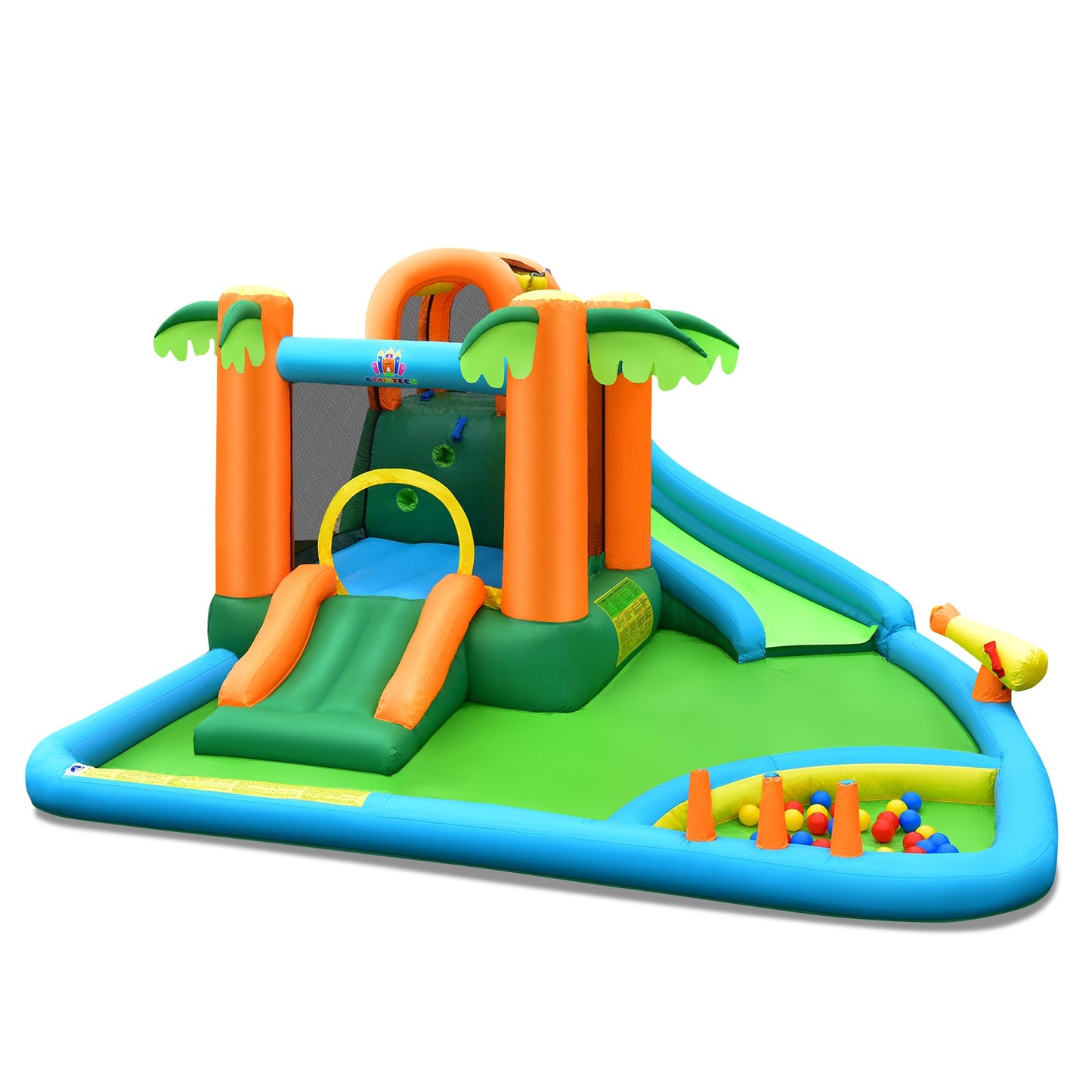Parque Acuático Inflable Premium con Pasamanos Mejorados