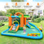 7-in-1 Inflatable Water Slide Park with Blower
