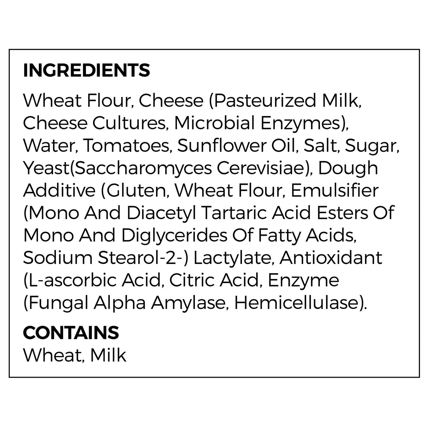 Moda Pide: pan plano turco con mozzarella y tomate, 135 g (4,8 oz)