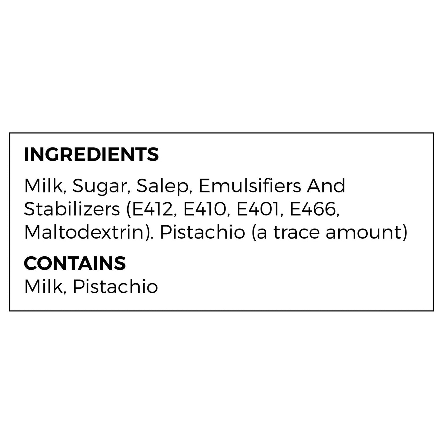 Helado de pistacho Moda – 454 g (16 oz)