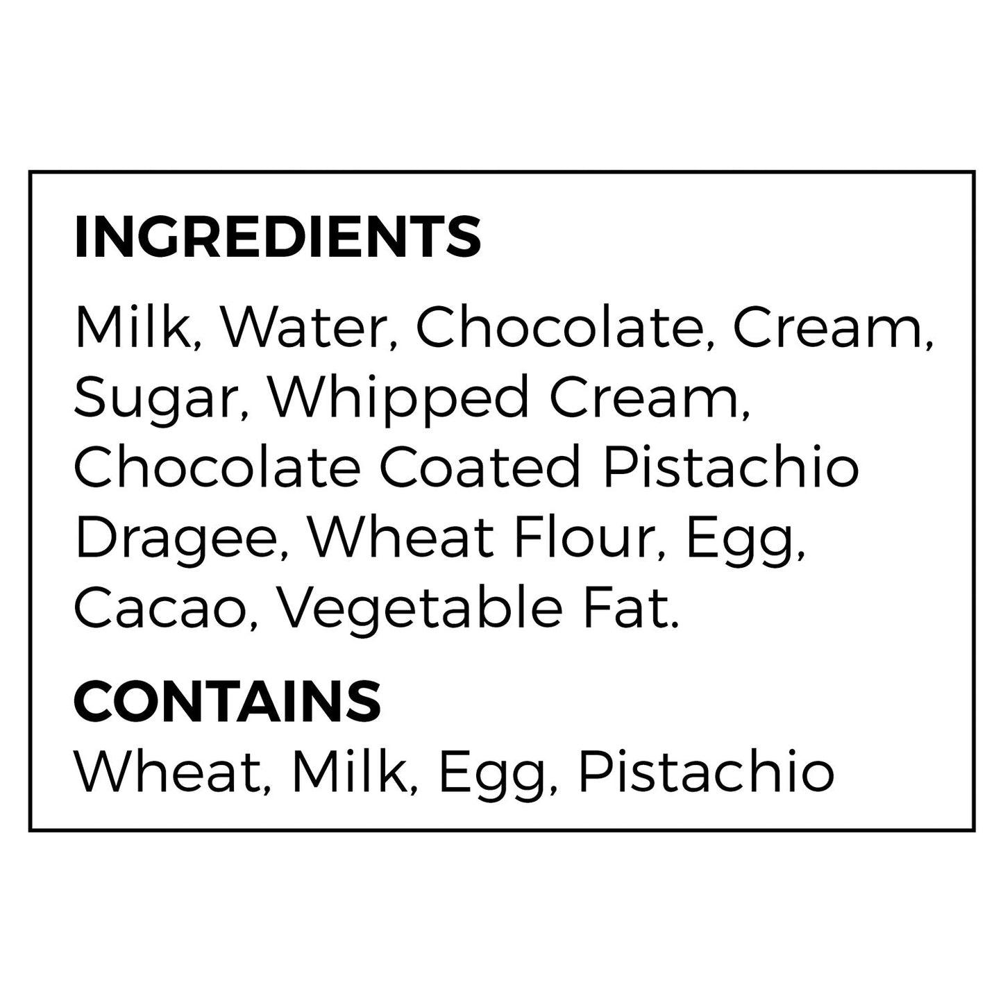 Profiteroles de chocolate con pistacho de Moda – Paquete de regalo, 454 g