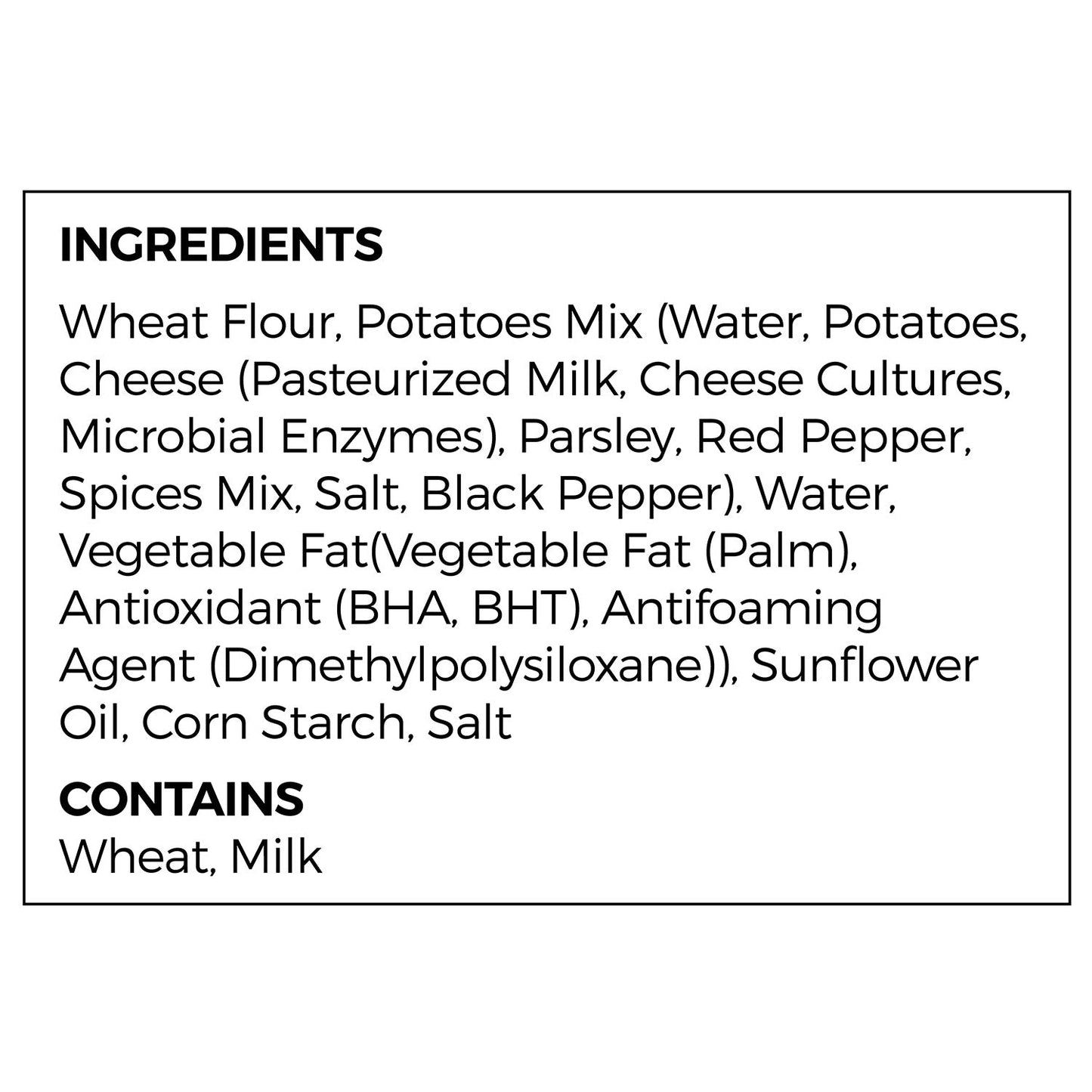 Pan plano relleno de papas Moda Gozleme, 2 piezas (440 g)