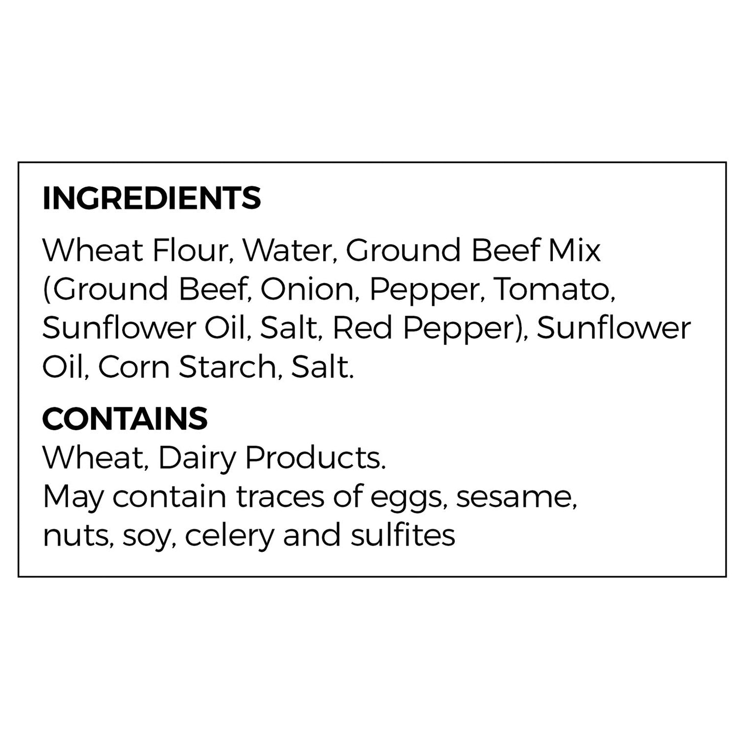 Gözleme – Pan plano turco relleno con carne molida, 2 piezas, 440 g