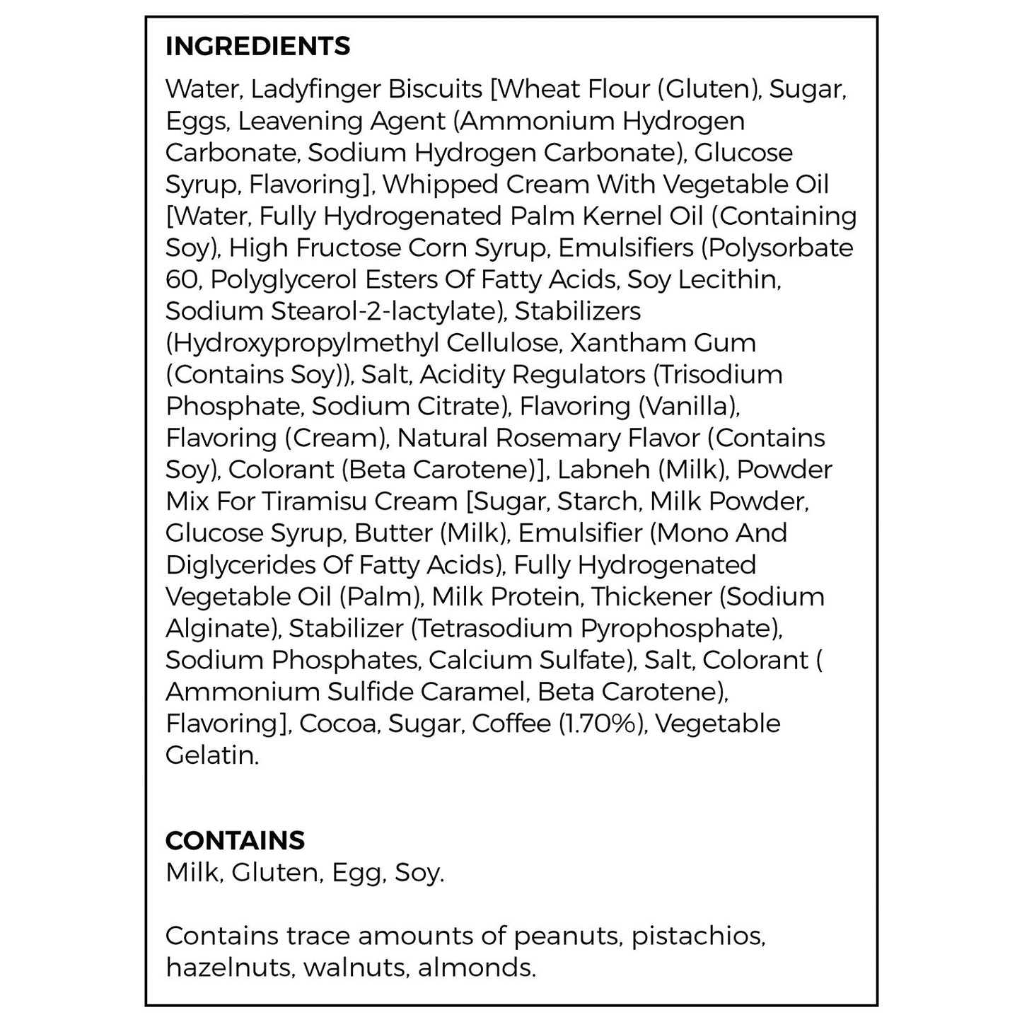 Paquete de fiesta de tiramisú de Moda – 650 g (23 oz)