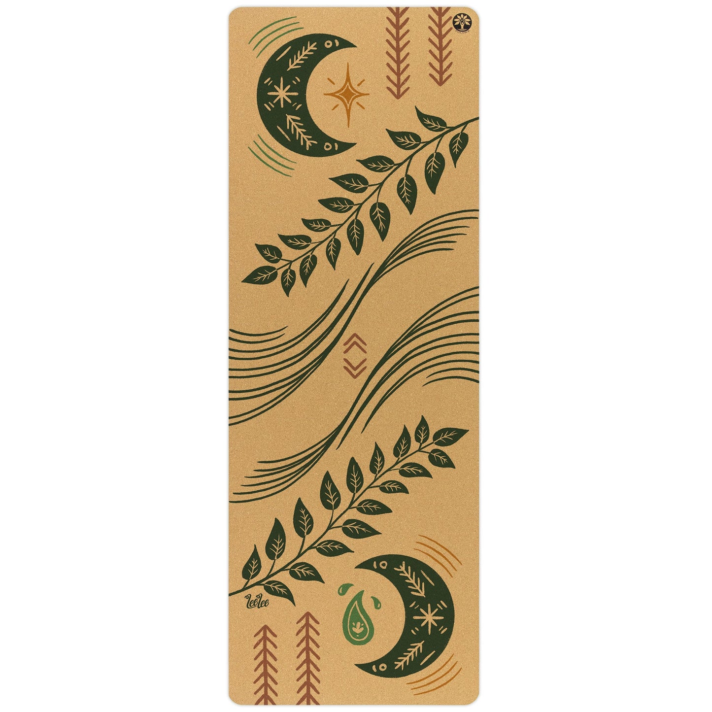 Inhale Exhale Aura Cork Yoga Mat - Korvel