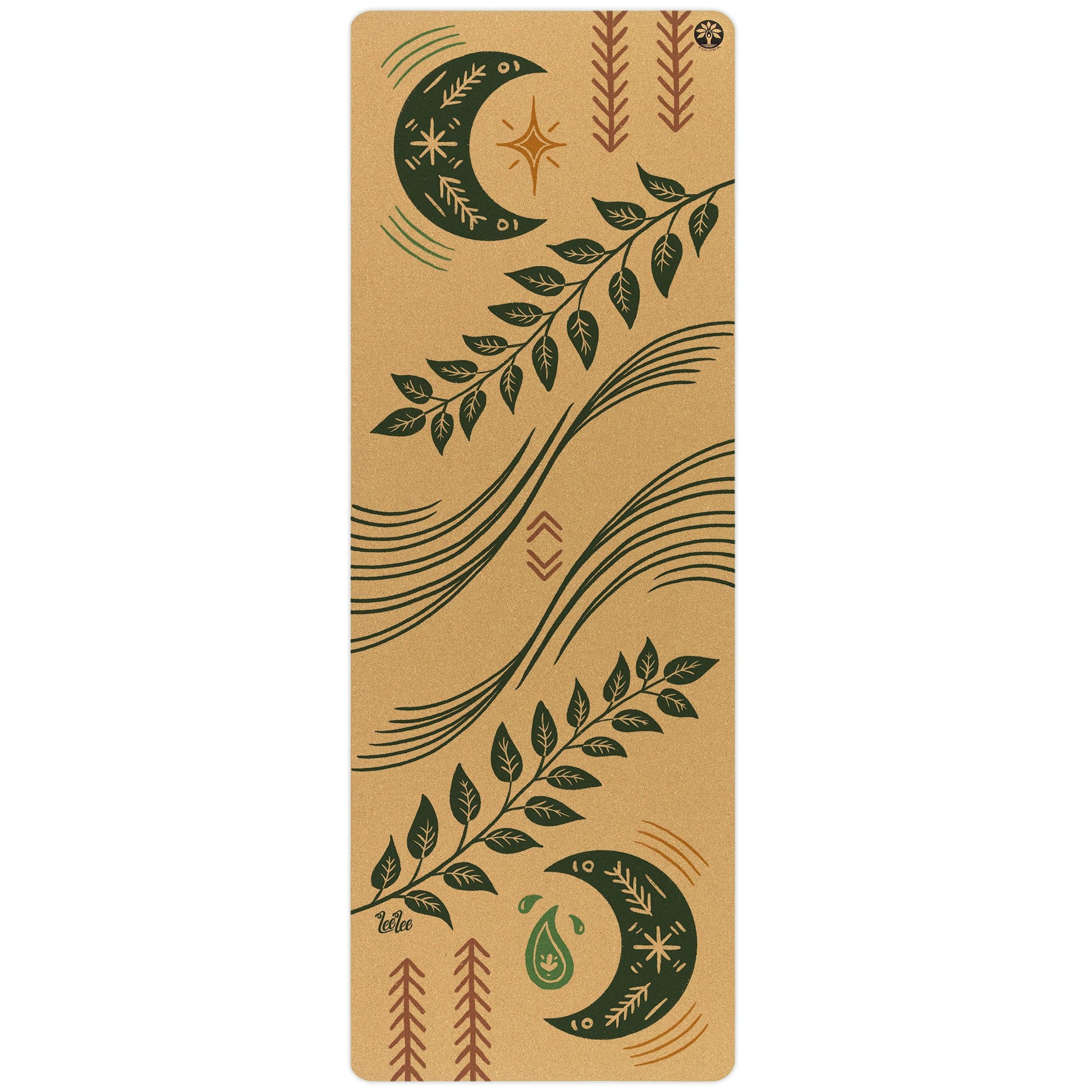Inhale Exhale Aura Cork Yoga Mat - Korvel