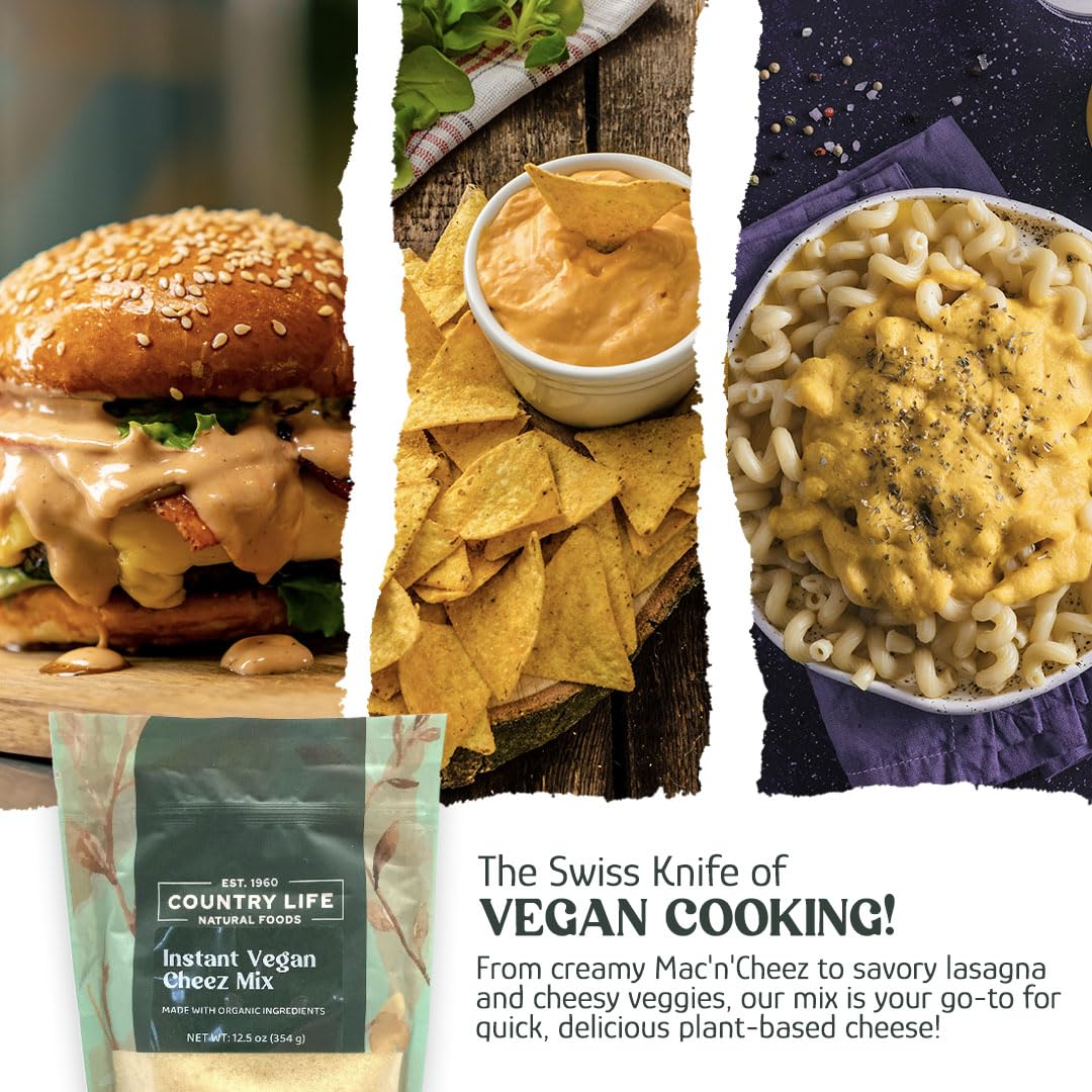 Mezcla de Queso Vegano Instantáneo - Deliciosa y Versátil