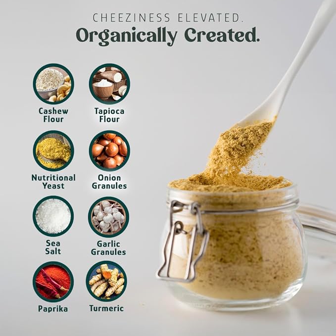 Mezcla de Queso Vegano Instantáneo - Deliciosa y Versátil