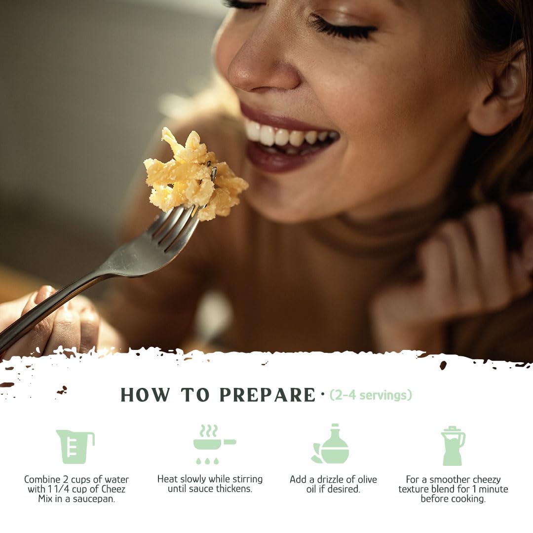 Mezcla de Queso Vegano Instantáneo - Deliciosa y Versátil