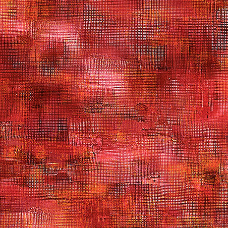 Interwoven Red Cotton Wideback Fabric - Premium Quality