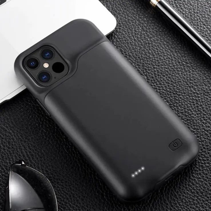 Back Clip Battery Soft Rubber Charging Case