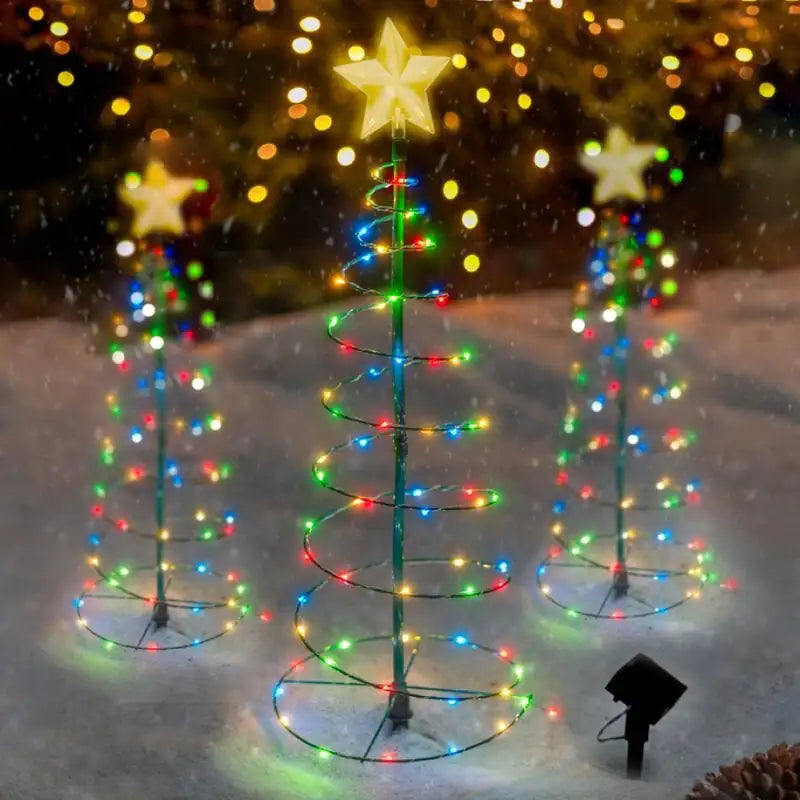 Luces de Navidad LED solares - Decoración navideña ecológica