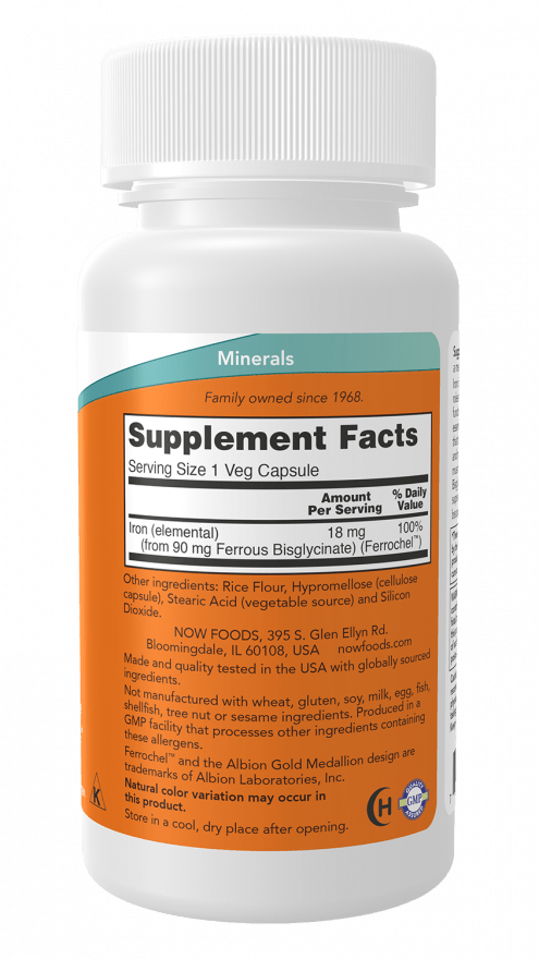 Suplemento de Hierro Premium 18 mg