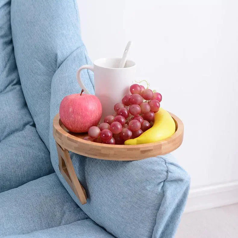 Plateau de canapé en bois élégant pour une commodité stylée