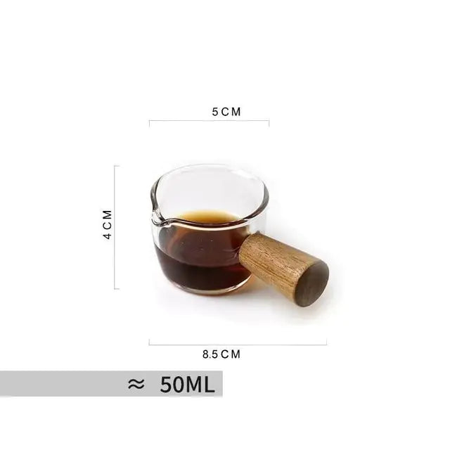 Wave Shape Glass Cup - Elegant Drinkware