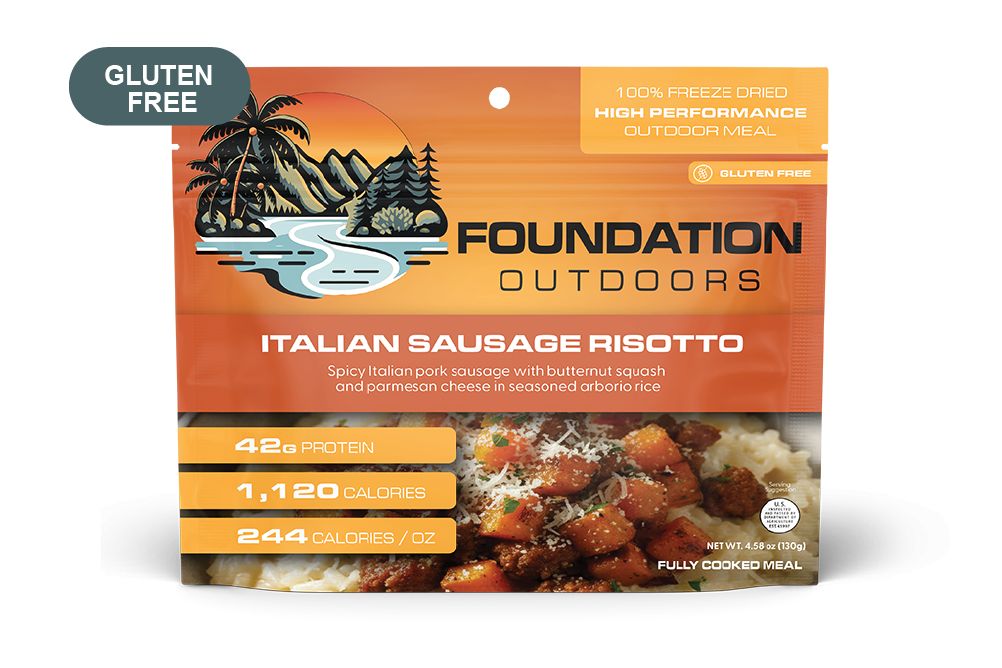 Risotto aux saucisses de porc italiennes épicées
