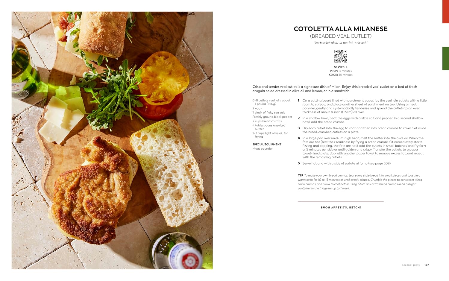 Italian/American Culinary Adventure: A QCP Cookbook - Korvel