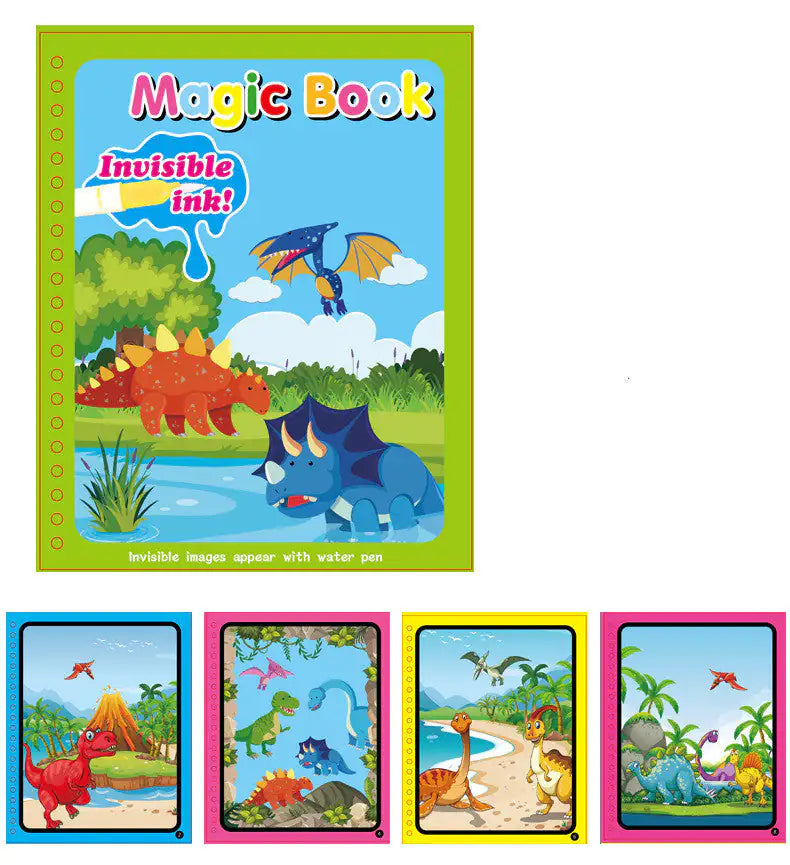 Libro de Pintura Mágica con Agua para Niños