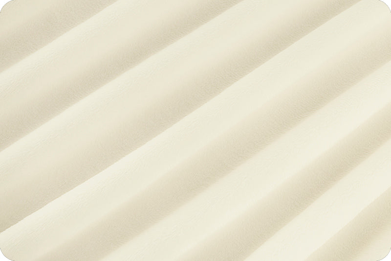 Tissu Minky Uni Cuddle 3 Ivoire - 58/60" par mètre