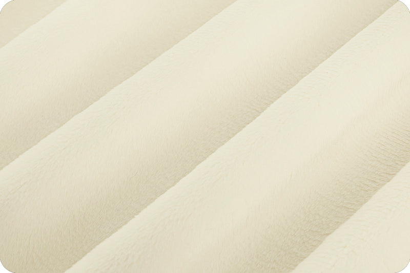 Tissu Minky Uni Cuddle 3 Ivoire - 58/60" par mètre