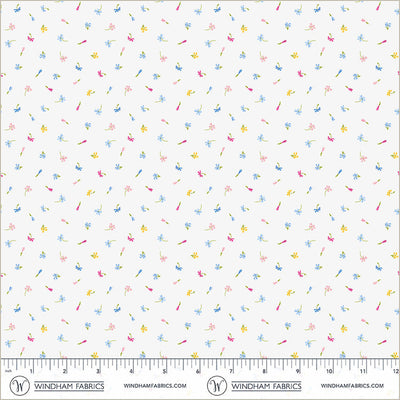 Tela de Algodón Florete Maravilloso Marfil - 44"/45" por Yarda