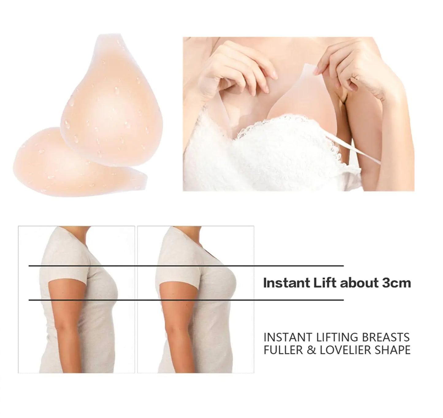 Invisible Sticky Bra for Backless and Strapless Styles