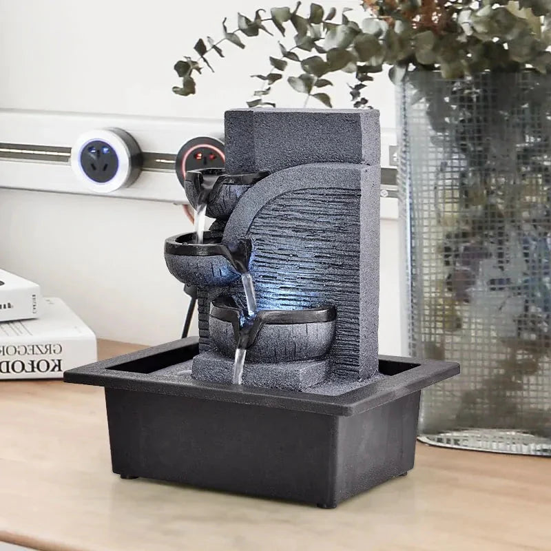 Décoration de Fontaine d'Eau Élégante pour la Maison et le Bureau