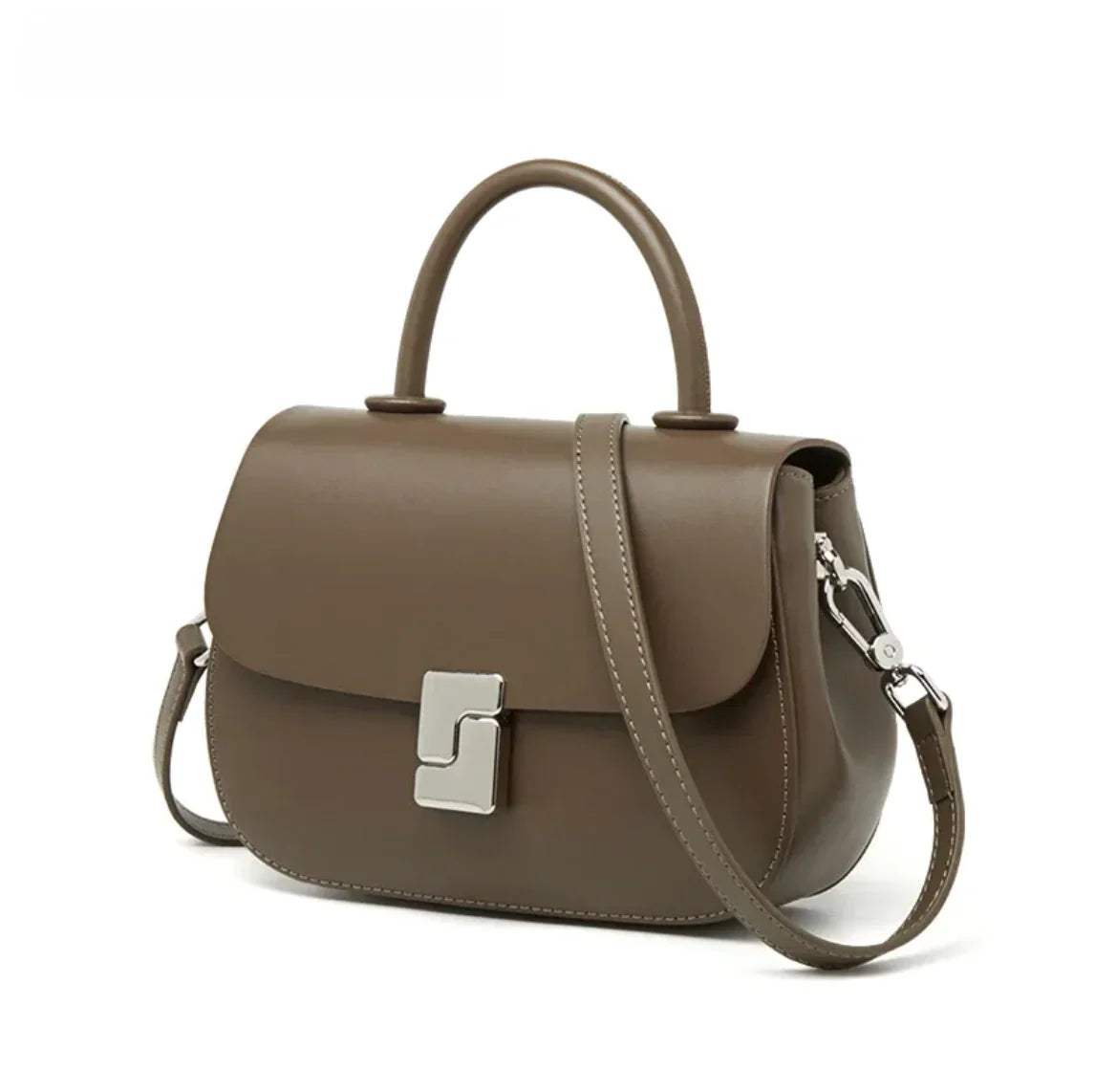 Sac bandoulière en cuir rétro