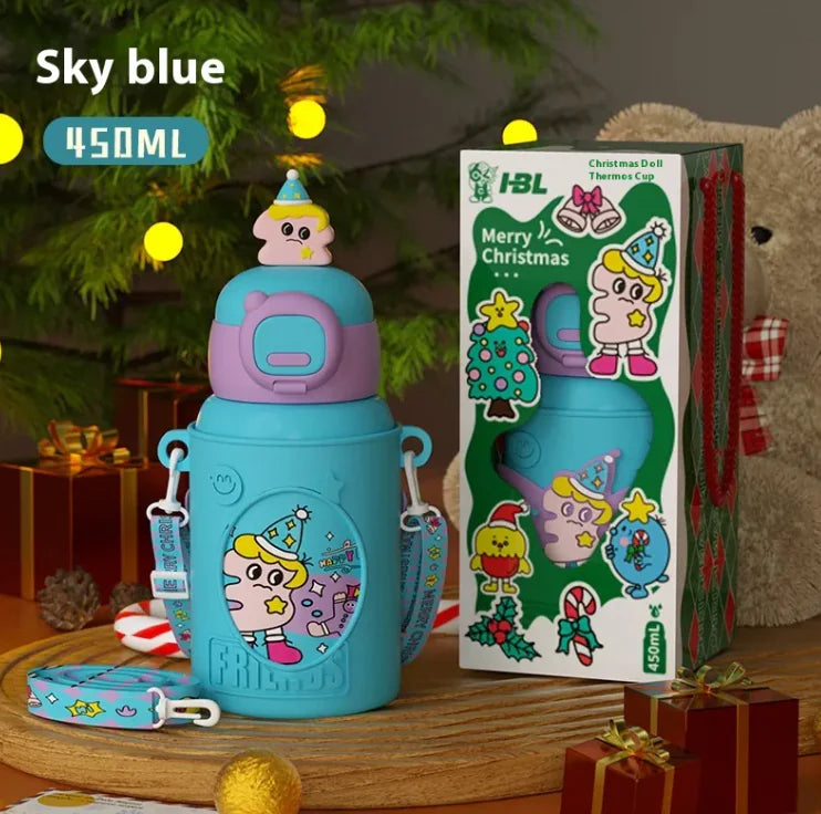 Taza de Vacío de Dibujos Animados - Bebidas Aisladas Divertidas y Funcionales