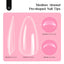 Kit de Uñas de Gel Beetles - 600 Piezas de Tips de Uñas Almendra Mediana y Esmalte de Gel Blanco Lec