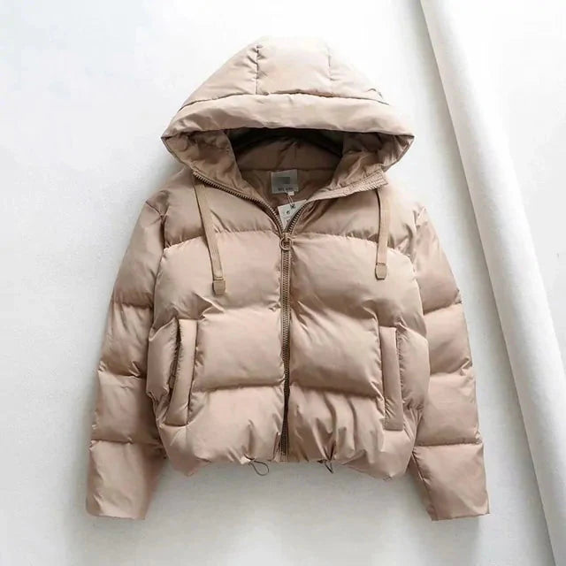 Cotton Padded Hooded Jacket for Winter Comfort