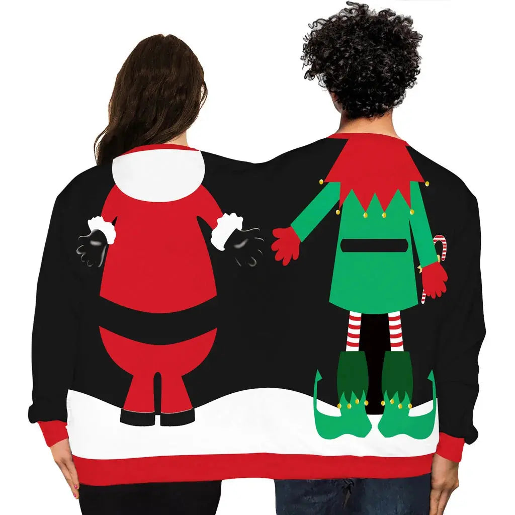 Couples Christmas Siamese Sweater