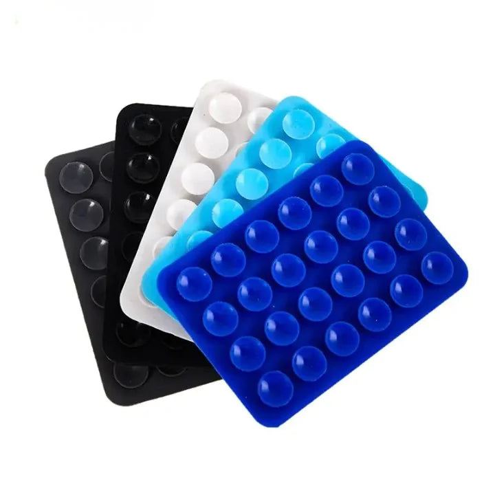 Tampon de suction en silicone double face pour téléphones mobiles