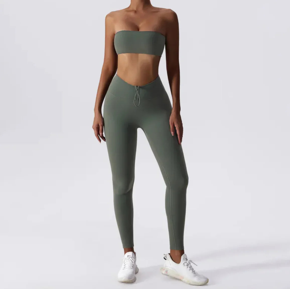 Ensemble de yoga ajusté pour femmes, idéal pour un mode de vie actif