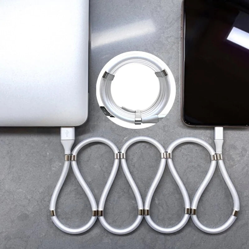 Cable Magnético Autoventilado para Dispositivos Samsung y Huawei