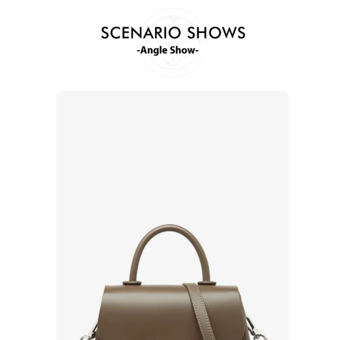 Sac bandoulière en cuir rétro