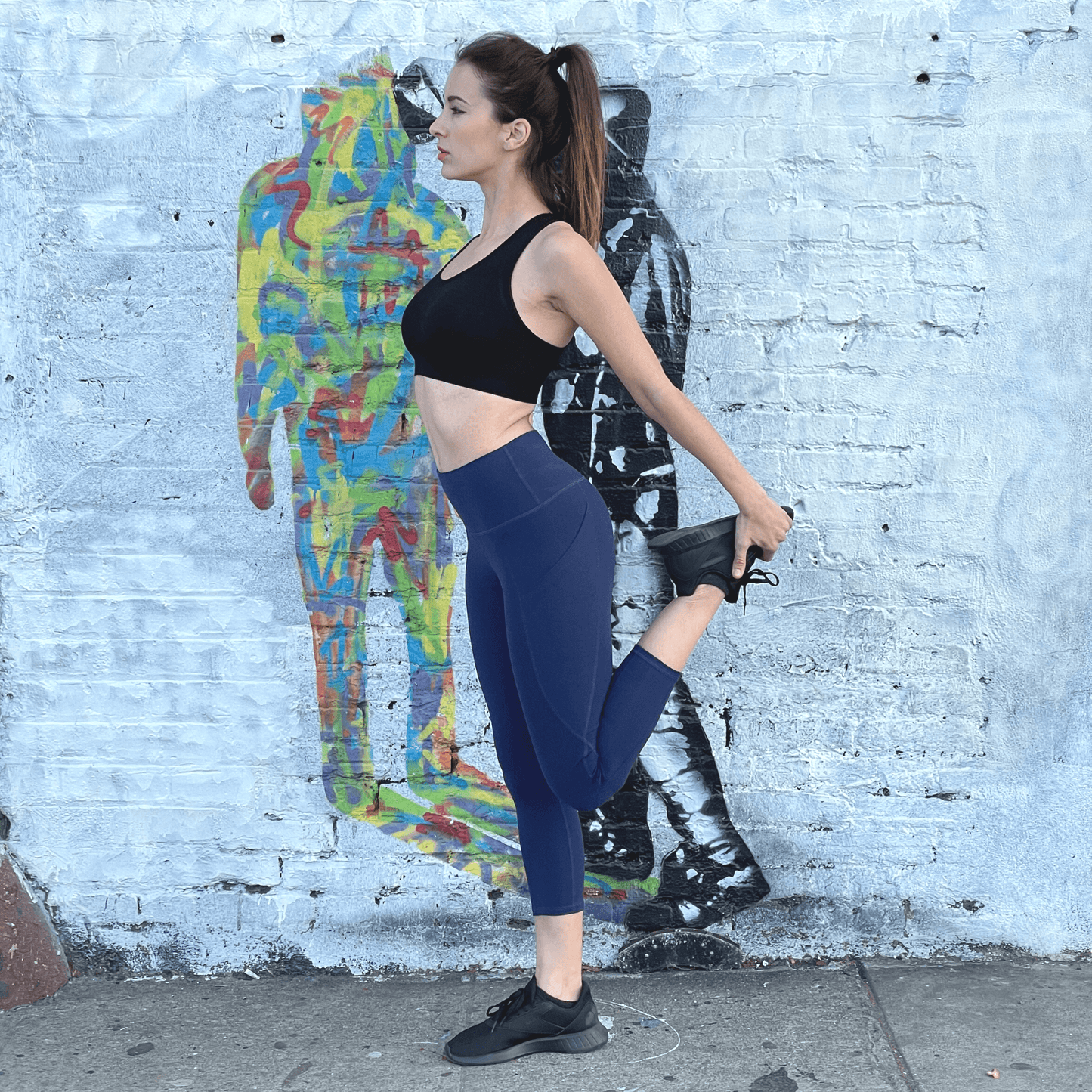 Seajoy High-Waisted Capri Leggings with Pockets
