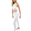 Savoy Active SleekFit Mesh Pocket Leggings - White