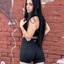 Jolie High-Waisted Athletic Shorts with Hip Pockets