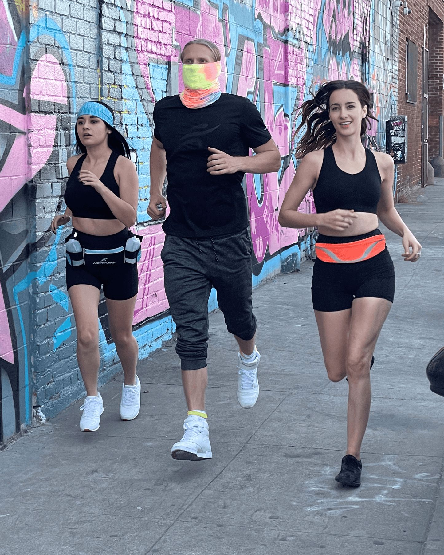Shorts Deportivos de Cintura Alta Jolie con Bolsillos Laterales