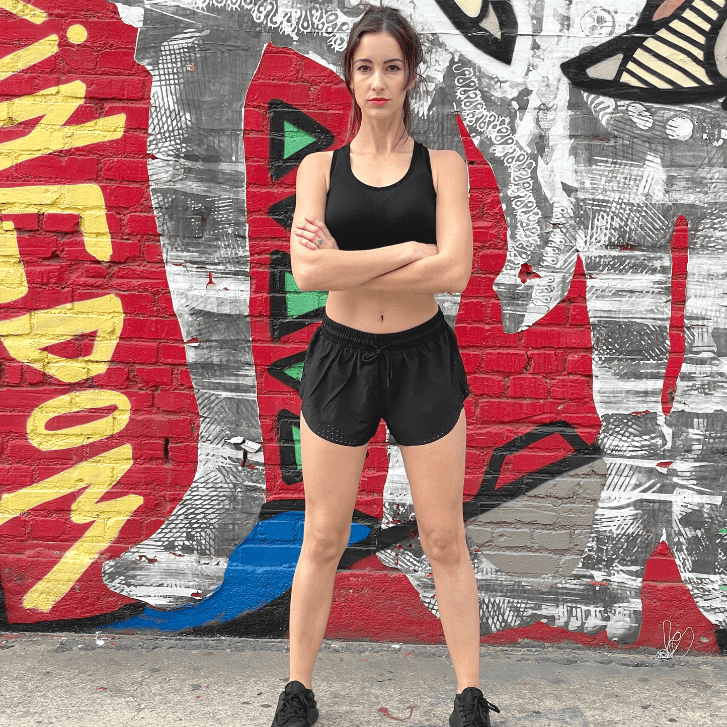Arielle Athletic Shorts with Compression Support