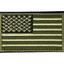 Tactical USA Flag Patch with Detachable Backing - Korvel