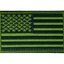 Tactical USA Flag Patch with Detachable Backing - Korvel