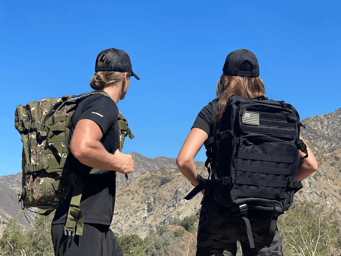 Tactical USA Flag Patch with Detachable Backing - Korvel
