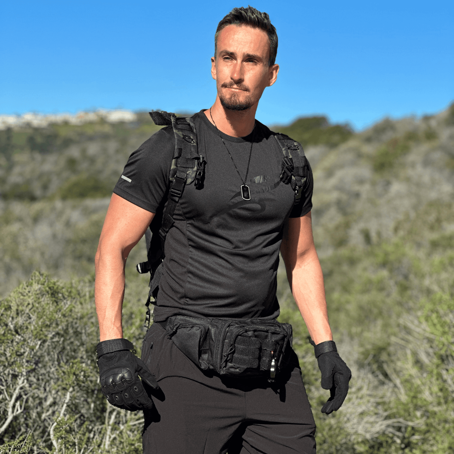 Tactical Military Airsoft Gloves for Outdoor Sports, Paintball, and Motorcycling with Touchscreen Fingertip Capability - Korvel