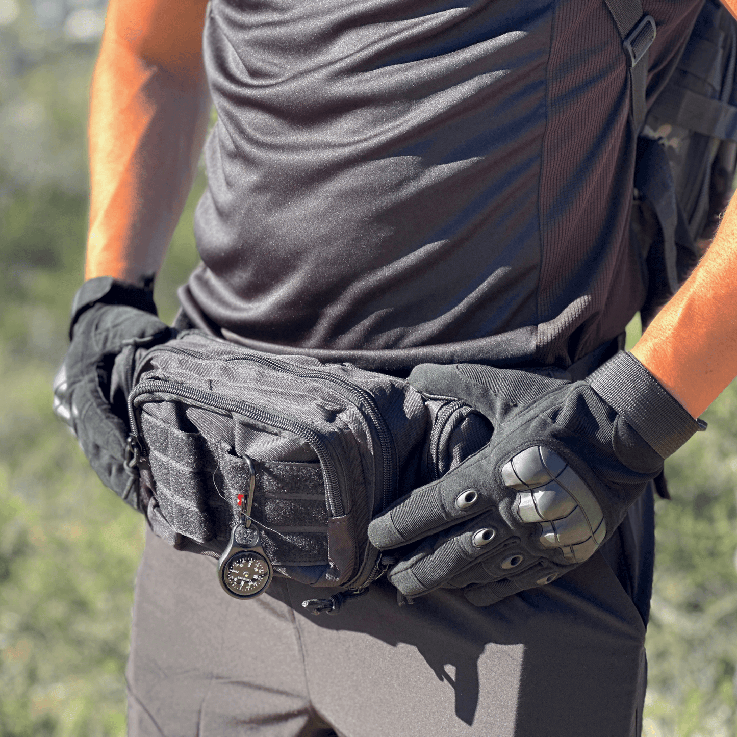 Tactical Military Airsoft Gloves for Outdoor Sports, Paintball, and Motorcycling with Touchscreen Fingertip Capability - Korvel