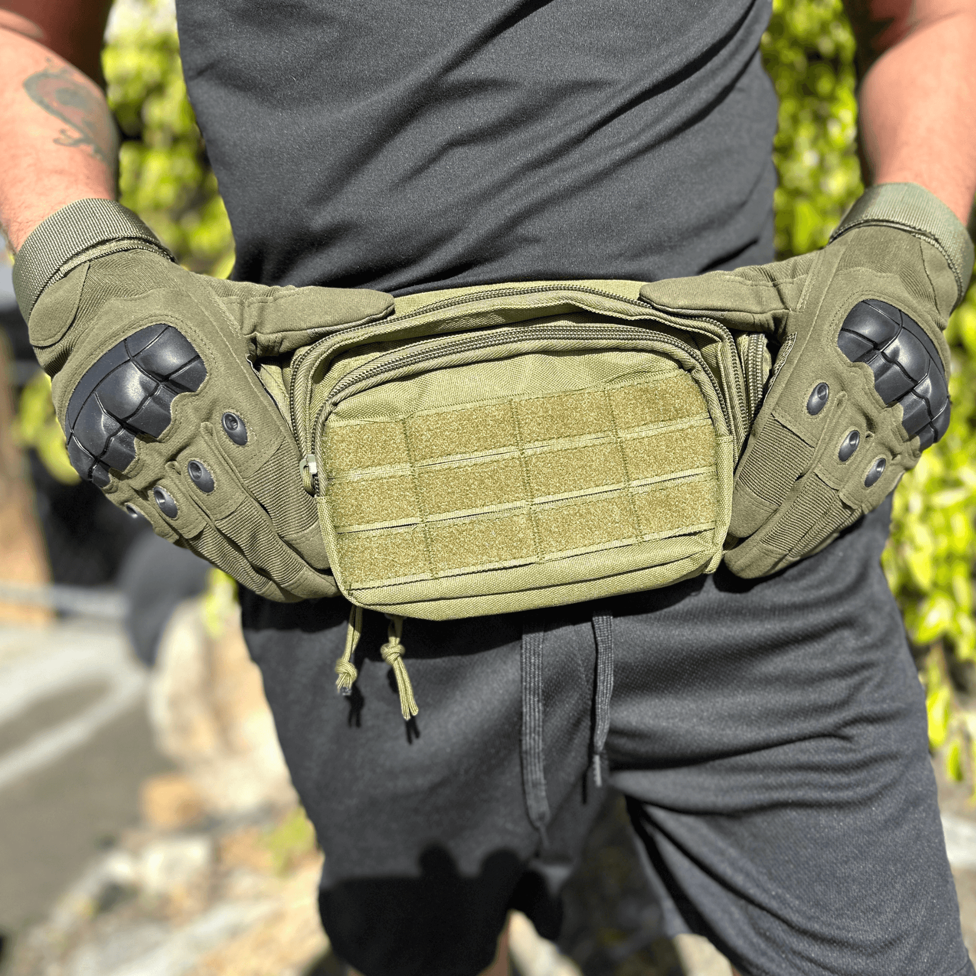 Tactical Military Airsoft Gloves for Outdoor Sports, Paintball, and Motorcycling with Touchscreen Fingertip Capability - Korvel