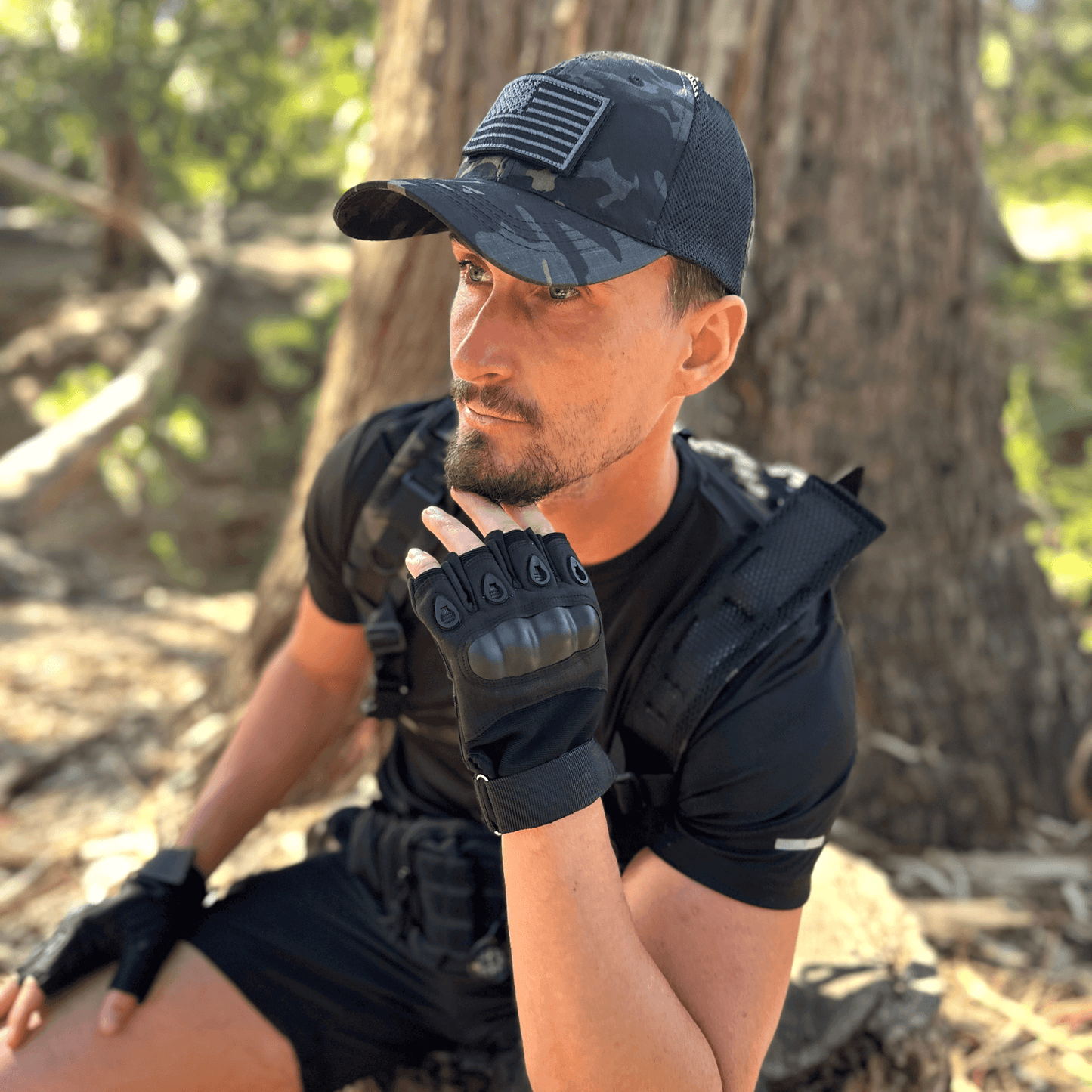 Tactical Fingerless Airsoft Gloves for Outdoor Activities