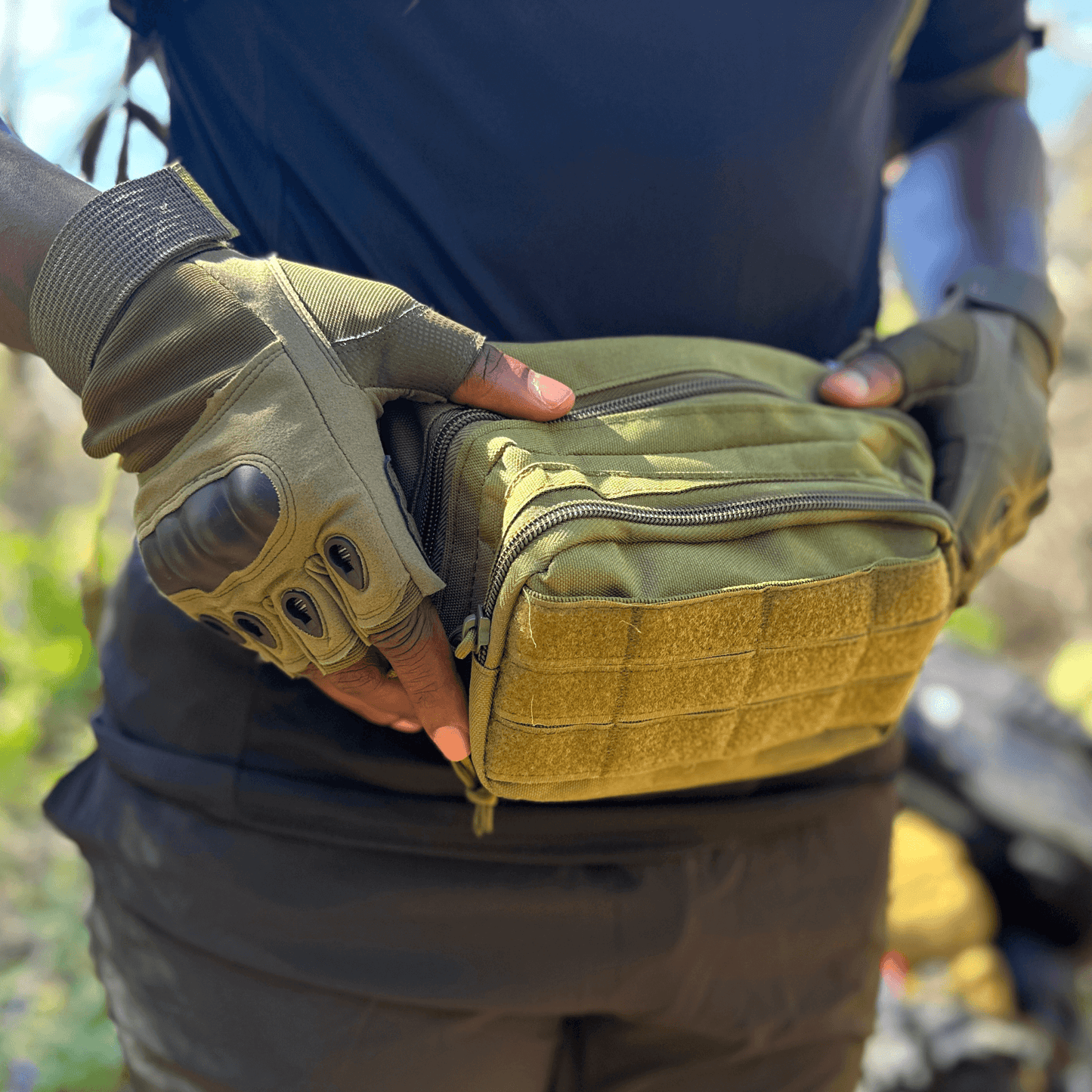 Tactical Fingerless Airsoft Gloves for Outdoor Activities